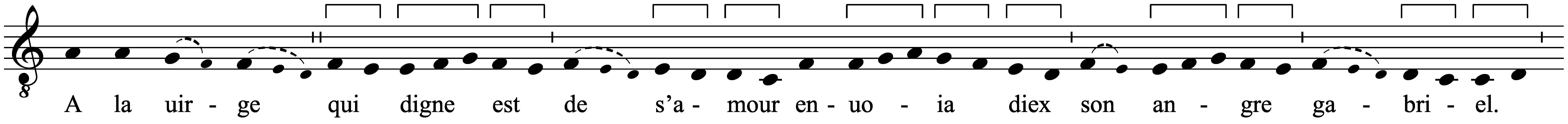 Work musical notation